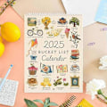 Miniatyrbilde 5 av 5: 2025 Bucket List Kalender - Personlig To-Do Liste/Notat Månedskalender for Stue Hjemmedekor