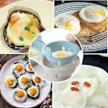 Miniatyrbilde 4 av 4: Mikrobølgeovn Eggepocherer - Eggkoker - Kjøkkenredskap - Dampet - Matlagingsredskap