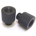 Miniatyrbillede 1 af 2: 2x W1 3/8 Han til 3/8 Hun 21mm Digital Kamera Stativ Skrue Adapter Platform Flash Beslag Lys Varm Sko Skyd Rebroadcast Base Connector