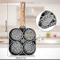 Miniatyrbillede 2 af 5: Æg Stegepande, Non-Stick Pandekagepande Ægpande Med 4 Huller Stegt Ægpande Pandekage Maker Til Induktion