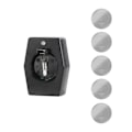 Miniatyrbillede 1 af 11: 5 stk. genopladelige knapbatterier med type C batterioplader Opladningsadapter til LIR2032, 2025 og 2016 batterier Charger and LIR2025