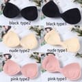 Miniatyrbillede 3 af 5: Tykke bh-puder Bikini indsats beskytter black type2-type2