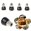 Miniatyrbillede 3 af 10: Keramisk Varmestråler Lampe til Reptiler uden Lys - Brooder Coop Varmer til Amfibier, Kæledyr og Udrugning af Kyllinger 75W