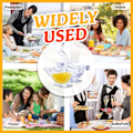 Miniatyrbillede 7 af 9: Akryl Fugle Citronpresser Ergonomisk Citronpresser Frugtpresser med Hældetud 5pcs