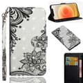For iPhone 12 mini TPU + PU Lærveske
