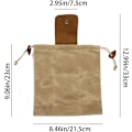 Miniatyrbild 1 av 7: Vattentät Dump Pouch, Läderbältesväska, Gadget Midjeväska för Utomhuscamping Bergsklättring Fiske