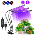 Miniatyrbillede 1 af 5: Plantelampe, 60 LED fuldspektrum vækstlampe Plantelys Plantelampe med 3 timere og automatisk tændingsfunktion