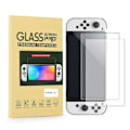 Miniatyrbild 2 av 4: 2-pack Nintendo Switch OLED Full Screen Protector i härdat glas transparent