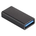 Miniatyrbilde 3 av 4: Type-C / USB-C hunn til USB 3.0 hunn aluminiumslegeringsadapter (svart)