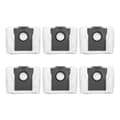 6 st dammsugarpåsar för Dreame D20 Plus / Dreame D20 dammsugare reservdelar dammpåse 6Pcs