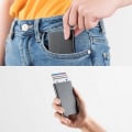 Miniatyrbillede 3 af 4: Sort kortholder med RFID-beskyttelse Aluminium rum sort