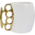 Miniatyrbillede 2 af 3: Knuckle Duster Krus, Kaffekrus, Tekande Keramisk Kop, Sjovt Krus, Venner Krus platinum