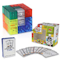Miniatyrbild 1 av 6: Yj Diy Magnetisk Kub Byggklossar 3D Magnetplattor 7-delars Set Pussel Speed Cube 54 st Guidekort Intelligensleksaker För Barn transprent