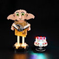Miniatyrbild 4 av 6: Lazishi LED-belysning 76421 set lämpligt för Dobby™ husalven byggstenar (endast belysningstillbehör ingår) standard