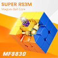 Miniatyrbild 2 av 6: Maglev Ball Core 3X3 Magnetisk Magisk Kub Super Rs3M Speed Cube 3 Gånger;3 Professionell Pussel Leksak Barns Fidget Leksak Maglev ball core