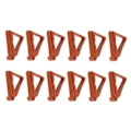 Miniatyrbild 1 av 4: Blomkrukfötter - Brun - Triangulär - Pp - 12 Stycken Brown