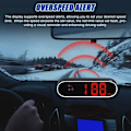 Miniatyrbild 6 av 6: Hastighetsmätare, hastighetsdisplay, Head Up Display, bil-HUD med färgstark LED-skärm med GPS, funktion