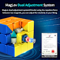 Miniatyrbild 3 av 6: [Picube] Nyaste Rs3M Maglev 3X3X3 Magic Cube Mf3Rs3 M 3X3 Magico Cubo Rs3M Speed Puzzle Mf3Rs3 Pedagogiska Leksaker Pusselleksaker RS3M2020 Black