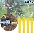 Miniatyrbild 2 av 4: 30 st Ersättningsblad för gräsklippare, dubbelsågade bladhuvuden, kompatibla med Push-N-Load 3-blad, Pivotrim Trimmer
