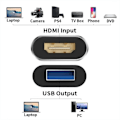 Miniatyrbild 2 av 4: Audio Video Capture Card, HDMI till USB 3.0 Full HD 1080P, HDMI Video Capture Enhet för Videoredigering/Gaming/Streaming