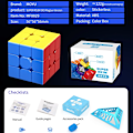 Miniatyrbild 1 av 6: Super Rs3M Maglev 3X3X3 Magnetisk Professionell Speed Cube Rs3M Cube Rs3M Maglev Magic Cube Barnpresenter Fidget Leksaker RS3M Super Maglev