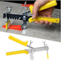 Miniatyrbild 1 av 4: 801 st Nivelleringsdistanser Nivelleringssystem Distanser, 1,5 mm Basplattnivellerare