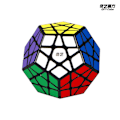 Miniatyrbild 4 av 6: Megaminx Magic Cube 3X3 Stickerless Dodekaeder Speed Cubes Hjärngympa Twist Puzzle Leksak Megaminx Fidget Leksaker Cubo Rubix White
