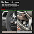 Miniatyrbild 4 av 6: Skräddarsydd mikrofiberläder DIY rattöverdrag för Kia Carnival IV 2021 2022 2023 Volant biltillbehör interiör