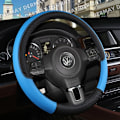 Miniatyrbild 5 av 6: Rattskinnsöverdrag för ratt till Volkswagen VW Golf 5 V MK5 - 9 färger, PU-läder, halkfritt, biltillbehör, interiör, snabb leverans Orange