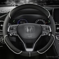 Miniatyrbild 1 av 6: Mikrofiberläder rattöverdrag för Honda Civic CRV XRV Accord 2016 ~ 2019 2021 10:e generationen, högkvalitativa biltillbehör WHITE