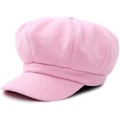 Miniatyrbild 1 av 4: Basker - Elegant - Baskerhatt för dam - Mocka och polyester - One Size - Rosa pink