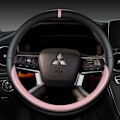 Miniatyrbild 1 av 6: Rattstyrningsöverdrag för Mitsubishi Outlander 2022 L200 2022 Mirage ASX 2012-2019 Eclipse Cross 2017-2019 Biltillbehör PINK