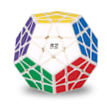Miniatyrbild 1 av 6: Megaminx Magic Cube 3X3 Stickerless Dodekaeder Speed Cubes Hjärngympa Twist Puzzle Leksak Megaminx Fidget Leksaker Cubo Rubix White