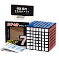 Miniatyrbild 1 av 3: [Picube] 7X7X7 Qixing S2 7X7 Qixings Kub Speed 7 Lager Kub Magico Stickerless Magisk Puzzle Kub Leksak För Kub Speedcube 7x7 Black