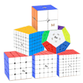 Miniatyrbild 2 av 6: Yj Mgc Version Series 2X2 3X3 4X4 5X5 6X6 7X7 Elite M Magnetisk Megaminxeds Magic Speedcube Cubo Magico Leksaker För Barn Present MGC 3X3 V2 Color