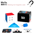 Miniatyrbild 2 av 6: 3M Magnetisk Magisk Speed Cube 3X3 2X2 Stickerless Professionell Fidget Leksak 2M Cubo Magico Pussel meilong 2M