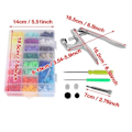 Miniatyrbild 3 av 4: Diy Resin Plast Tryckknapp - Rui - 360st-Set 12Mm - 24 Färger - 1.2 Cm / 0.47 Tum 24 colors