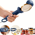 Miniatyrbild 1 av 4: Multifunktionell burköppnare - Bekväm för att öppna flaskkorkar, kan användas för en mängd olika flaskor - Blå