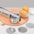 Miniatyrbild 4 av 4: Tfacr Potatisstöt - Potatisstöt i rostfritt stål med 3 utbytbara skivor, Potatisstöt Mixer M472