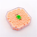 Miniatyrbild 1 av 6: 3D Mini Speed Cube Labyrint Magisk Kub Lära Pedagogisk Leksak Pusselspel Labyrint Rullande Boll Hjärna Lära Balans A-323-orange