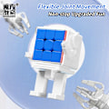 Miniatyrbild 6 av 6: Magisk Kub Robot 2X2 3X3 4X4 5X5 Magnetisk Och Icke-Magnetisk Version Professionella Pusselleksaker För Barn Cubo Magico Robot For 2x2 3x3