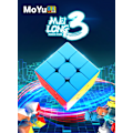 Miniatyrbild 5 av 6: 3C 3X3 Magic Speed Cube 3 Professionell 2X2 Barnpussel Thecubicle 3 C Kolfiber 3C Stickerless