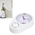 Miniatyrbild 4 av 4: Salutuya 9-tums Timer Väggklocka Salutuya Kökstimer Väggklocka 9-tums Kökstimer, Vit White