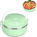 Miniatyrbild 1 av 4: Isolerad Matlåda - Noname - 700 ml - Rostfritt Stål - Grön - Ergonomisk Design Green