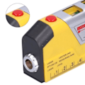 Miniatyrbild 2 av 4: Hurrise Digitalt vattenpass med bubbla, infraröd laser och måttband, hög precision
