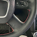 Miniatyrbild 3 av 6: Anti-halk rattöverdrag i konstläder för Audi A3 (8P) Sportback A4 (B8) Avant A5 (8T) A8 (D3) A6 (C6)
