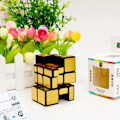 Miniatyrbild 5 av 6: Mfjs Mirror Cube 3X3 Magic Speed Cube Stickerless Professionell Fidget Leksak Spegel 3X3 Cubo Magico Pussel mirror silver