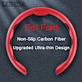 Miniatyrbild 2 av 6: Rattskinnsöverdrag i kolfiber för Ford Focus 2 3 4 5 Mondeo MK2 MK3 MK4 MK7 Fiesta Fusion Kuga F150 C Max Coffee