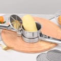 Miniatyrbild 3 av 4: Tfacr Potatisstöt - Potatisstöt i rostfritt stål med 3 utbytbara skivor, Potatisstöt Mixer M472