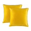 Miniatyrbild 2 av 4: Örngott, 2 Örngott Soffkudde Överdrag 50X50Cm (Gul) YELLOW